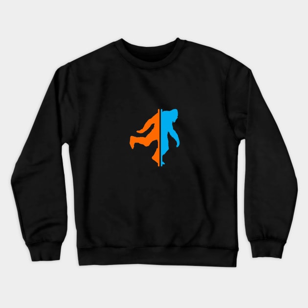 Bigfoot Portal (small logo) Crewneck Sweatshirt by JeffTheCurator